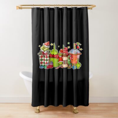 Art The Grinch Shower Curtain