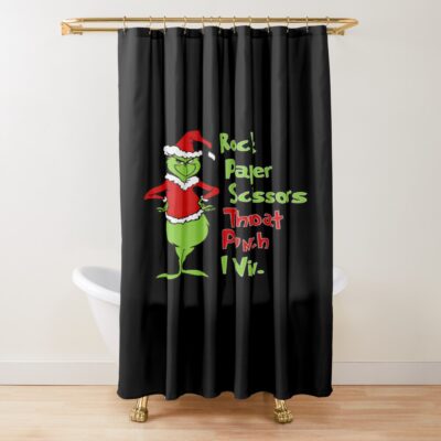 Grinch Christmas Funny Christmas Shower Curtain