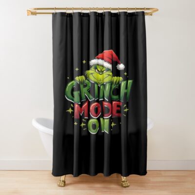 Art The Grinch Retro Collection Shower Curtain