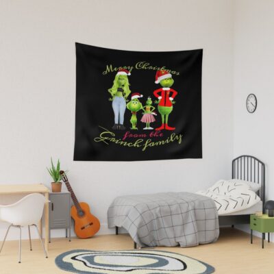 Movie The Grinch Family Tapestry