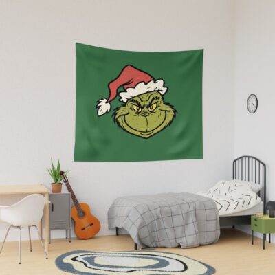 Hot Item Face The Grinch Tapestry