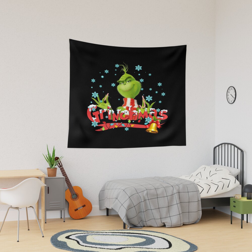 New Collection Art The Grinch So Funny Tapestry