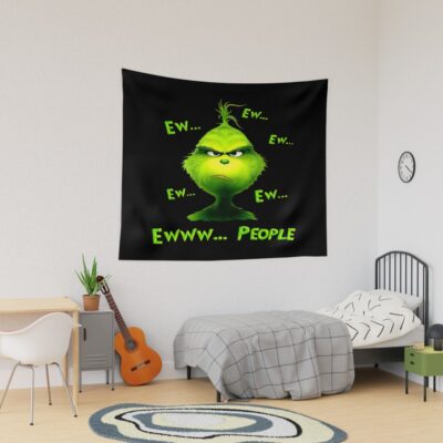 Movie The Grinch Classic Design Tapestry