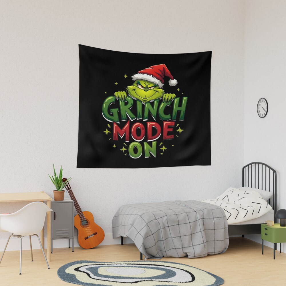 The Grinch Movie Grinch Mode On Tapestry