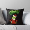 The Grinch Movie Vintage Design Throw Pillow
