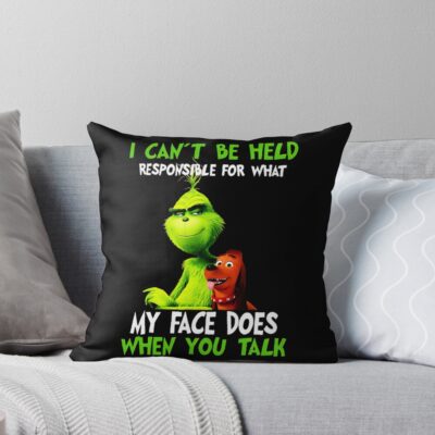 Movie The Grinch Bassic Collection Throw Pillow
